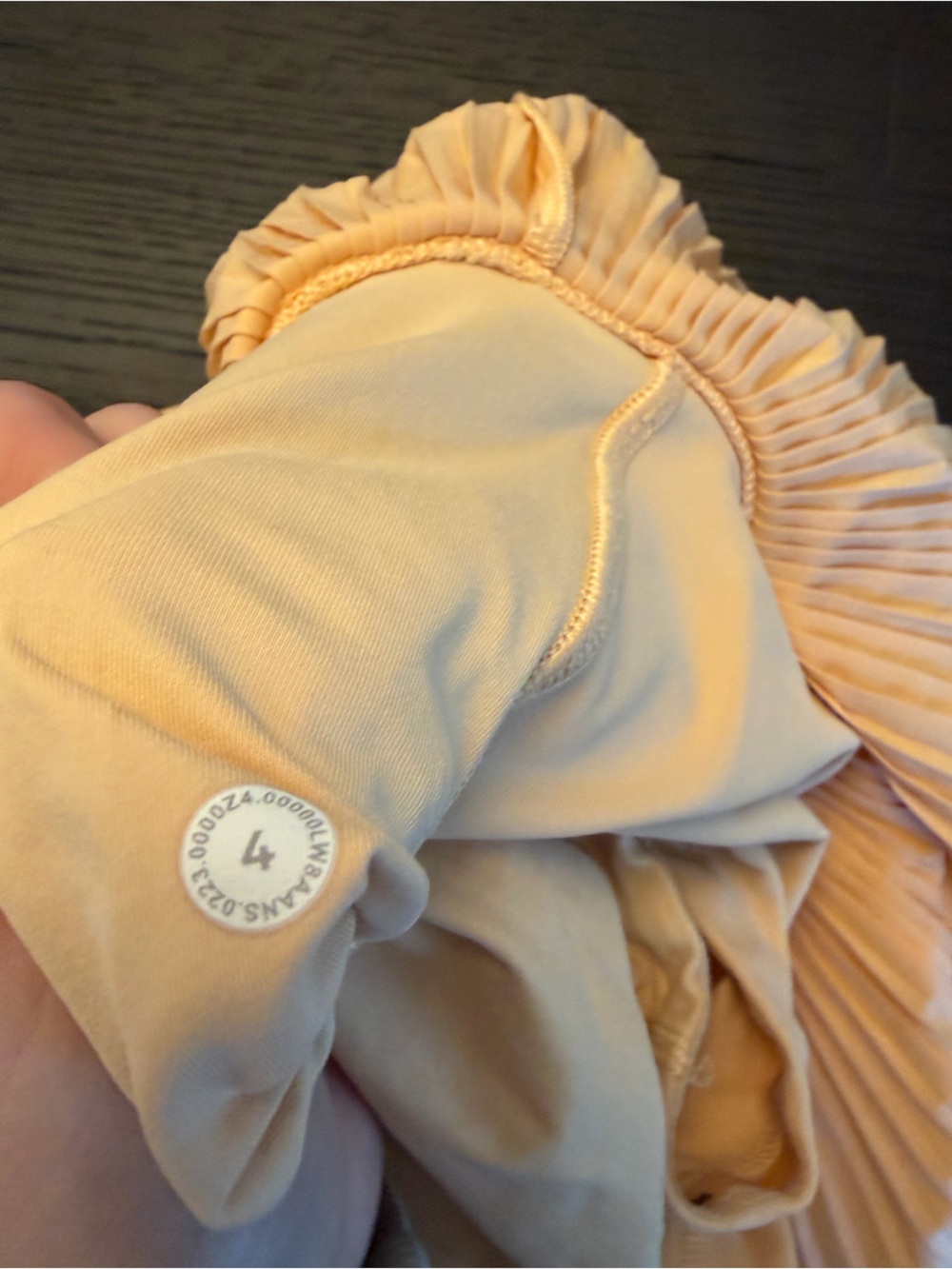 Lululemon Coral Ruffle Skort- length 15 in